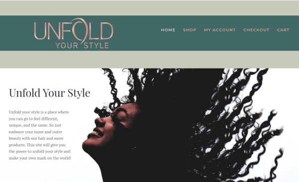 Web Design for Personal Care Products