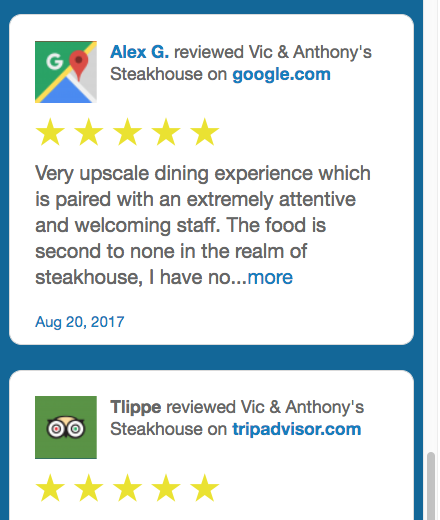 Review Display Widget